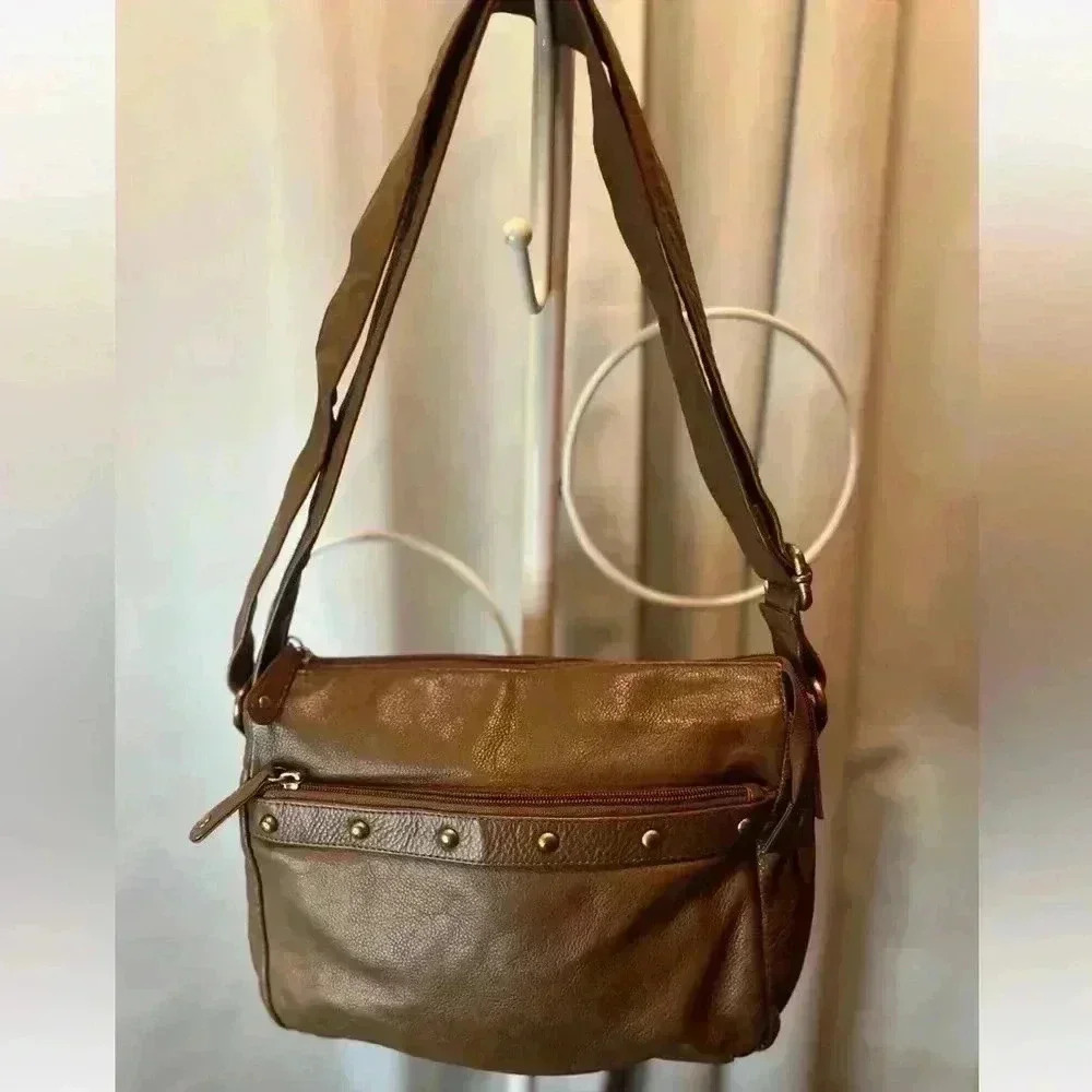 Great American leatherworks bag in brown